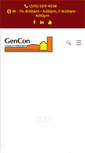 Mobile Screenshot of genconcorp.com